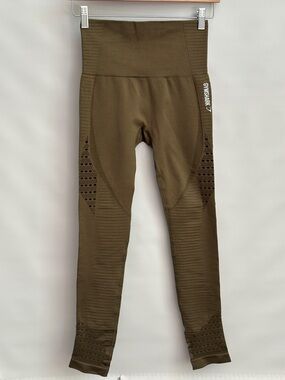 Gymshark Energy+ Seamless Leggings (S) Set in Olive